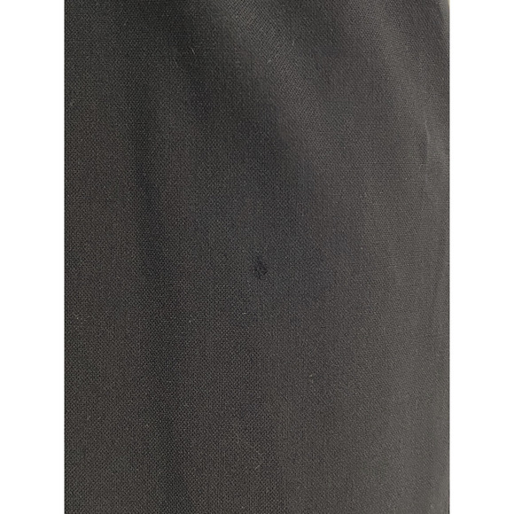 Escada Sheath Shirt Dress Short Sleeve Wool Gold Button Down Black 40 10 Vintage - Picture 7 of 8